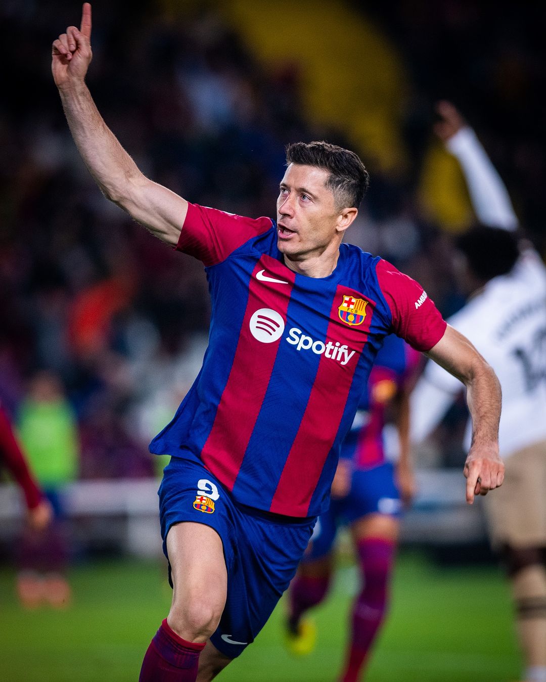 Barcelona striker Robert Lewandowski was happy to speak out after scoring a hat-trick against Valencia in La Liga on Monday