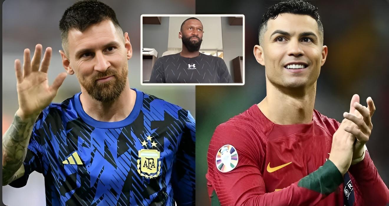 Rudiger Shares His Thoughts on Messi vs Ronaldo, Calls Messi “The Best Ever”