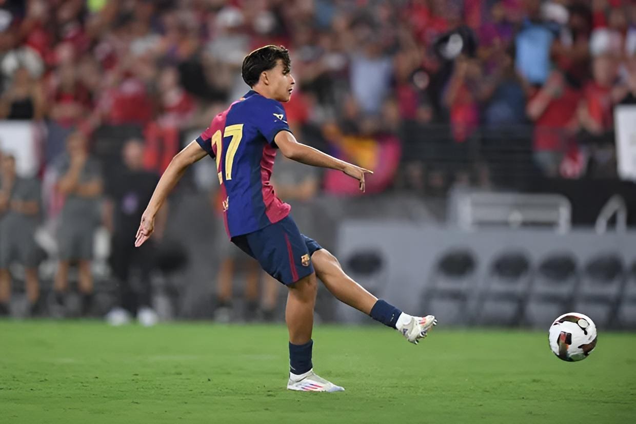 Wonderkid Toni Fernández writes his name into history books as the youngest ever goalscorer for Barça Atlètic