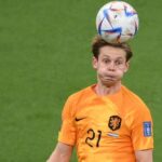 Frenkie de Jong in action for the Netherlands against Japan at the 2026 FIFA World Cup